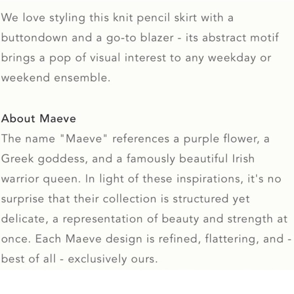 Anthropologie Maeve Nancy Pencil Sweater Skirt SZ S - Picture 7 of 11